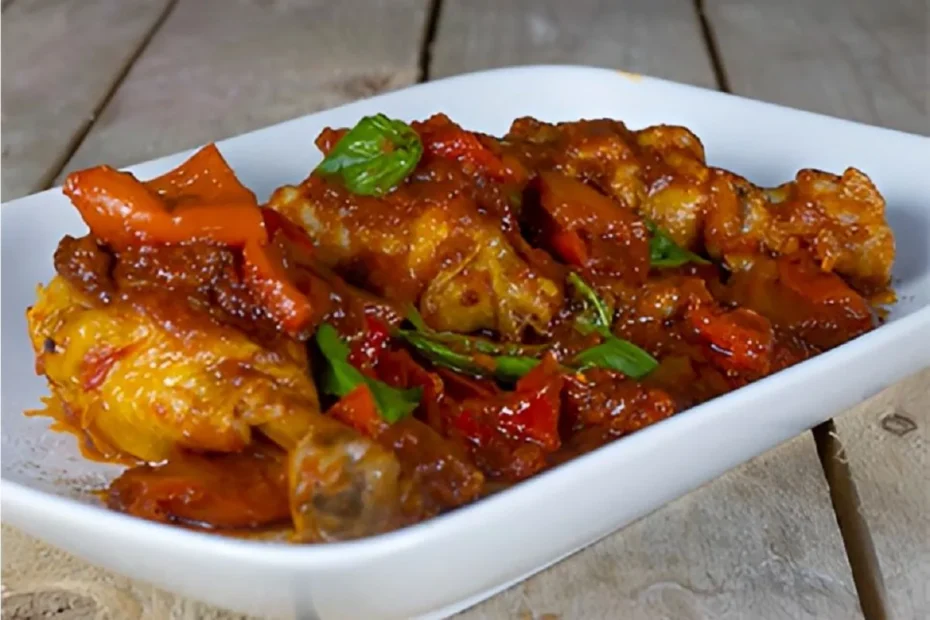Cosce di pollo con peperoni