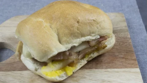 Panino alla carbonara