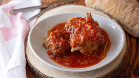 Coda alla vaccinara orizzontale