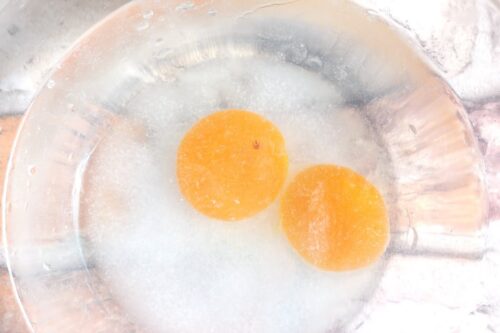 Tuorli marinati in acqua