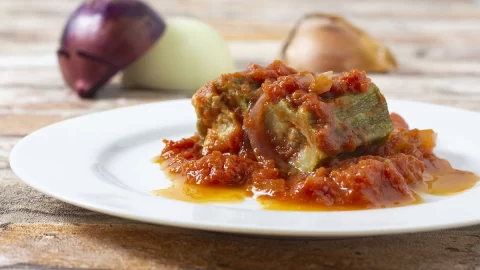 Zucchine ripiene di carne