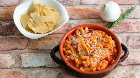 Pasta e fagioli alla romana
