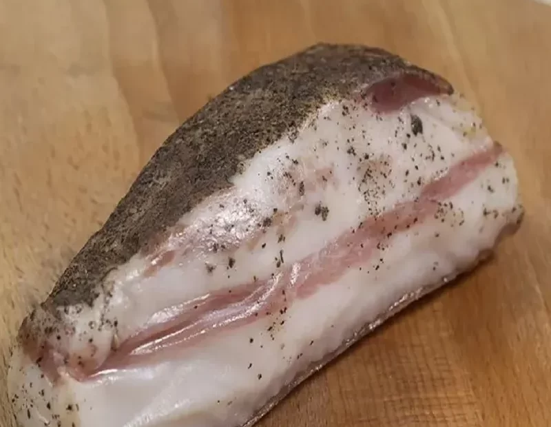 Guanciale (lard cheeke).