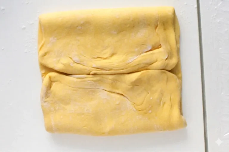 Frolla per frappe piegata